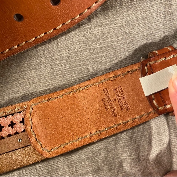 Fossil multicoloured leather belt - Picture 3 of 6